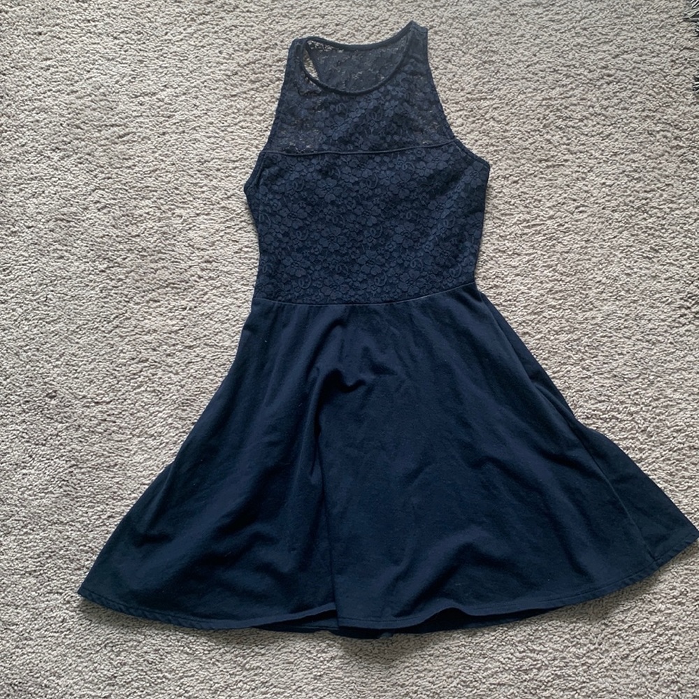 Nacy lace top dress